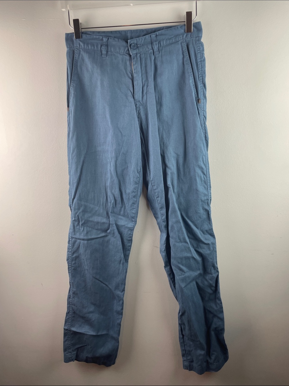 Patagonia Classic Men's Light Blue Hemp/Cotton Pants Size 28